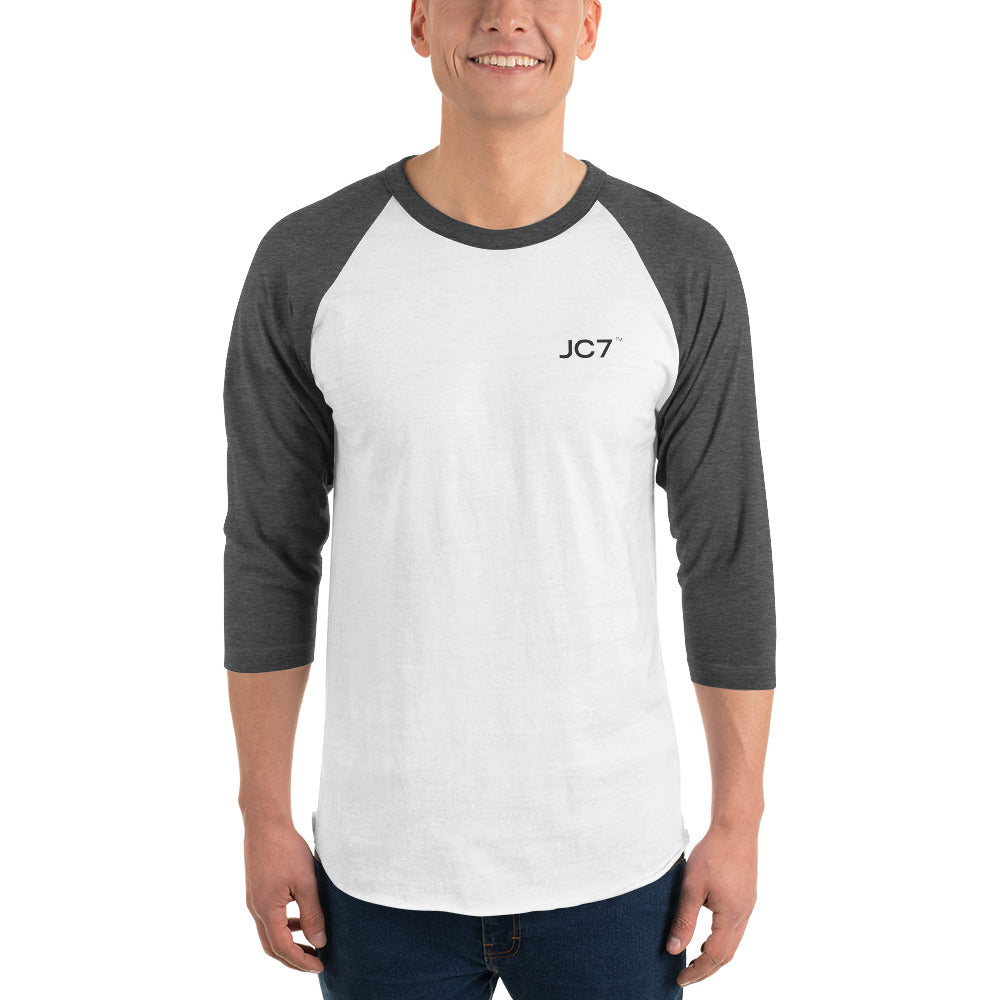 3/4 Sleeve Raglan Shirt (Black Logo)