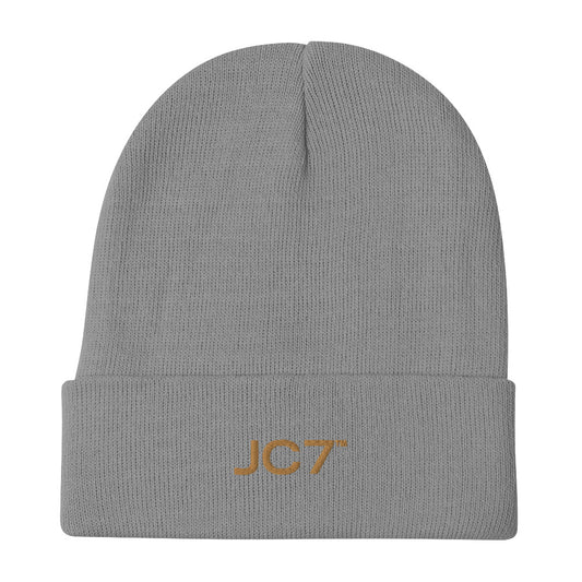 Knit Beanie (Gold Logo)