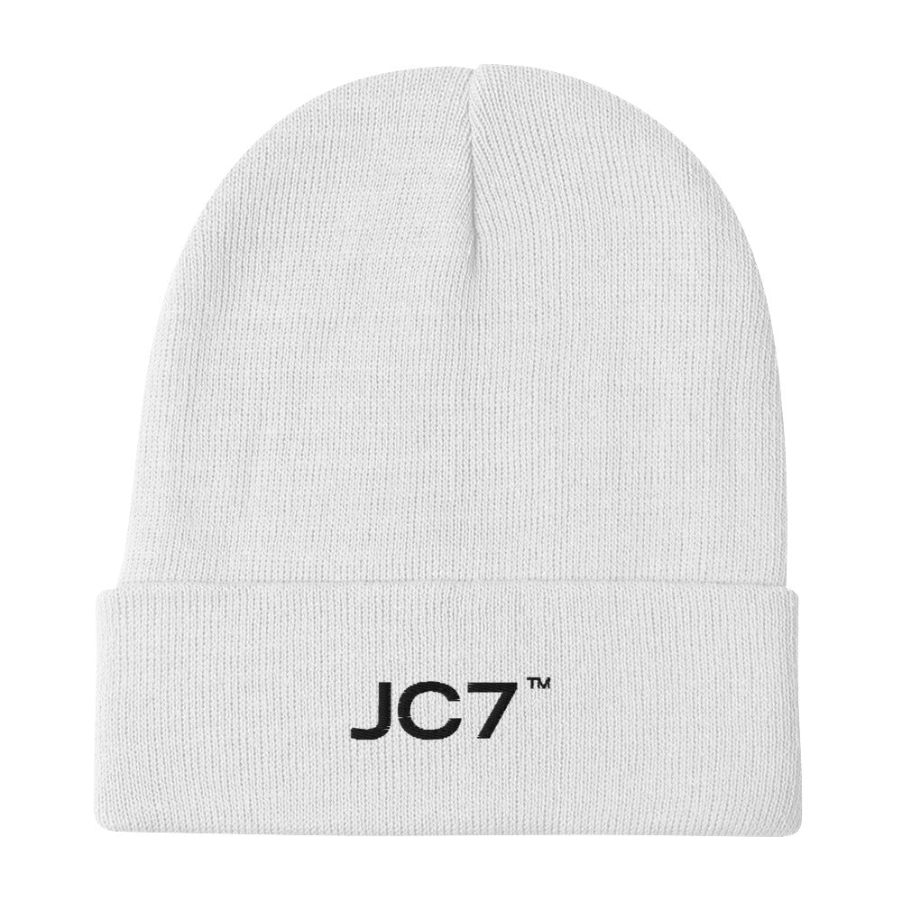 Knit Beanie (Black Logo)